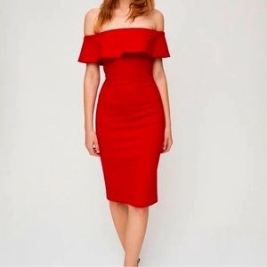 Babaton Ruslan Dress in Red